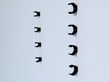 Load image into Gallery viewer, Baseball Mini Bat Wall Hanger Brackets (set of 4)