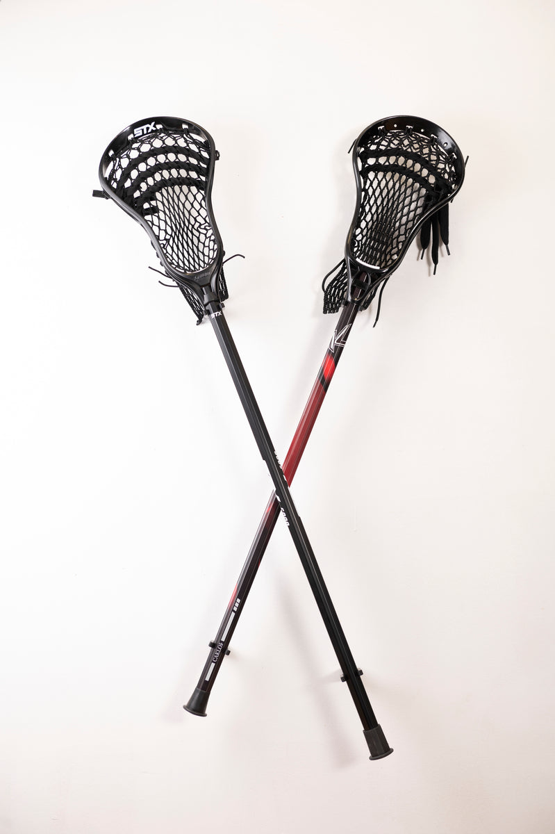 Crossed Lacrosse Stick Wall Mount We Hang That